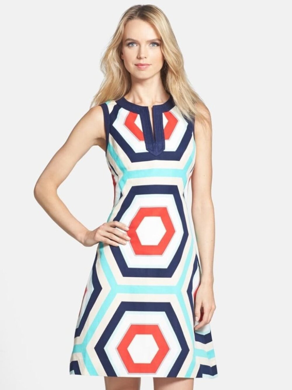 "Zuma" Geometric Dress by KATE SPADE nwt size 4
